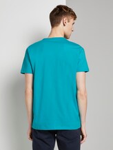 T-Shirt mit Schrift-Print - Männer - curacao blue T-Shirt mit Schrift-Print - Männer - curacao blue - 2 - TOM TAILOR Denim