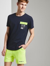 Eenvoudig T-shirt - Mannen - Sky Captain Blue Eenvoudig T-shirt - Mannen - Sky Captain Blue - 5 - TOM TAILOR Denim