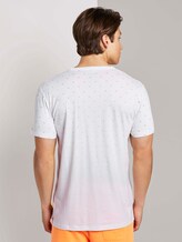 Gemustertes T-Shirt - Männer - white small wave print Gemustertes T-Shirt - Männer - white small wave print - 2 - TOM TAILOR Denim