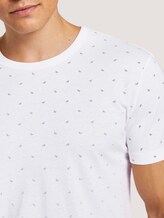 Gemustertes T-Shirt - Männer - white small wave print Gemustertes T-Shirt - Männer - white small wave print - 9 - TOM TAILOR Denim