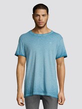 T-shirt in a washed-out look - Men - north atlantic blue T-shirt in a washed-out look - Men - north atlantic blue - 1 - TOM TAILOR Denim