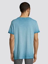 T-shirt in a washed-out look - Men - north atlantic blue T-shirt in a washed-out look - Men - north atlantic blue - 2 - TOM TAILOR Denim