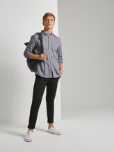 Hemd mit Turn-Ups und Brusttasche - Männer - blue white dobby structure Hemd mit Turn-Ups und Brusttasche - Männer - blue white dobby structure - 3 - TOM TAILOR Denim