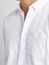 Hemd mit Turn-Ups und Brusttasche - Männer - white dobby structure Hemd mit Turn-Ups und Brusttasche - Männer - white dobby structure - 9 - TOM TAILOR Denim