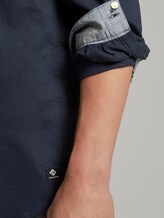 Hemd mit Turn-Ups und Brusttasche - Männer - navy dobby structure Hemd mit Turn-Ups und Brusttasche - Männer - navy dobby structure - 10 - TOM TAILOR Denim