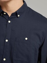 Hemd mit Turn-Ups und Brusttasche - Männer - navy dobby structure Hemd mit Turn-Ups und Brusttasche - Männer - navy dobby structure - 9 - TOM TAILOR Denim