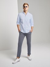 Hemd mit 3/4-Arm - Männer - light blue slub stripe Hemd mit 3/4-Arm - Männer - light blue slub stripe - 3 - TOM TAILOR Denim