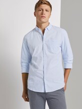 Hemd mit 3/4-Arm - Männer - light blue slub stripe Hemd mit 3/4-Arm - Männer - light blue slub stripe - 5 - TOM TAILOR Denim