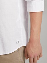 Hemd mit 3/4-Arm - Männer - white grey slub stripe Hemd mit 3/4-Arm - Männer - white grey slub stripe - 10 - TOM TAILOR Denim