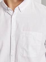 Hemd mit 3/4-Arm - Männer - white grey slub stripe Hemd mit 3/4-Arm - Männer - white grey slub stripe - 9 - TOM TAILOR Denim