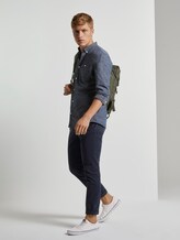 Hemd mit 3/4-Arm - Männer - blue slub stripe Hemd mit 3/4-Arm - Männer - blue slub stripe - 3 - TOM TAILOR Denim
