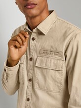 Lockere Hemdjacke mit Brusttaschen - Männer - Smoked Beige Lockere Hemdjacke mit Brusttaschen - Männer - Smoked Beige - 9 - TOM TAILOR Denim