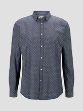 Fein gemustertes Hemd - Männer - navy stripy rhombus print Fein gemustertes Hemd - Männer - navy stripy rhombus print - 7 - TOM TAILOR Denim