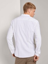 Fein gemustertes Hemd - Männer - white stripy rhombus print Fein gemustertes Hemd - Männer - white stripy rhombus print - 2 - TOM TAILOR Denim