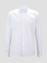 Fein gemustertes Hemd - Männer - white stripy rhombus print Fein gemustertes Hemd - Männer - white stripy rhombus print - 7 - TOM TAILOR Denim
