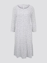 Gepunktetes Volantkleid in Midi-Länge - Frauen - offwhite black dot print Gepunktetes Volantkleid in Midi-Länge - Frauen - offwhite black dot print - 7 - TOM TAILOR