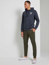 Hoodie mit Print - Männer - Sky Captain Blue Hoodie mit Print - Männer - Sky Captain Blue - 3 - TOM TAILOR Denim