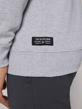 Hoodie mit Print - Männer - Light Stone Grey Melange Hoodie mit Print - Männer - Light Stone Grey Melange - 10 - TOM TAILOR Denim
