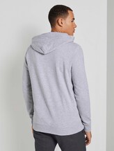 Hoodie mit Print - Männer - Light Stone Grey Melange Hoodie mit Print - Männer - Light Stone Grey Melange - 2 - TOM TAILOR Denim