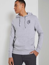 Hoodie mit Print - Männer - Light Stone Grey Melange Hoodie mit Print - Männer - Light Stone Grey Melange - 5 - TOM TAILOR Denim