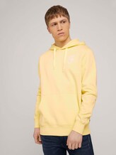Hoodie mit Print - Männer - cream yellow melange Hoodie mit Print - Männer - cream yellow melange - 1 - TOM TAILOR Denim