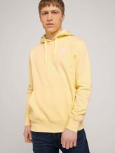 Hoodie mit Print - Männer - cream yellow melange Hoodie mit Print - Männer - cream yellow melange - 5 - TOM TAILOR Denim