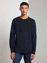 Sweatshirt mit Stepp-Struktur - Männer - Sky Captain Blue Sweatshirt mit Stepp-Struktur - Männer - Sky Captain Blue - 1 - TOM TAILOR Denim