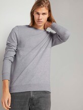 Sweatshirt mit Stepp-Struktur - Männer - Light Stone Grey Melange Sweatshirt mit Stepp-Struktur - Männer - Light Stone Grey Melange - 5 - TOM TAILOR Denim