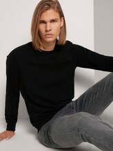 Sweatshirt met stappenstructuur - Mannen - Black Sweatshirt met stappenstructuur - Mannen - Black - 5 - TOM TAILOR Denim