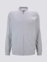 Bomber-Sweatjacke mit Steppmuster - Männer - Light Stone Grey Melange Bomber-Sweatjacke mit Steppmuster - Männer - Light Stone Grey Melange - 7 - TOM TAILOR Denim