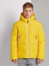 Pufferjacke mit abnehmbarer Kapuze - Männer - lemon juice yellow Pufferjacke mit abnehmbarer Kapuze - Männer - lemon juice yellow - 1 - TOM TAILOR Denim