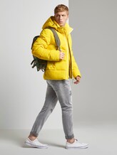 Pufferjacke mit abnehmbarer Kapuze - Männer - lemon juice yellow Pufferjacke mit abnehmbarer Kapuze - Männer - lemon juice yellow - 3 - TOM TAILOR Denim