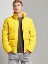 Pufferjacke mit abnehmbarer Kapuze - Männer - lemon juice yellow Pufferjacke mit abnehmbarer Kapuze - Männer - lemon juice yellow - 5 - TOM TAILOR Denim