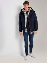 Bomberjack met gevoerde hoodie - Mannen - Sky Captain Blue Bomberjack met gevoerde hoodie - Mannen - Sky Captain Blue - 3 - TOM TAILOR Denim