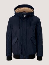 Bomberjack met gevoerde hoodie - Mannen - Sky Captain Blue Bomberjack met gevoerde hoodie - Mannen - Sky Captain Blue - 7 - TOM TAILOR Denim