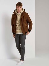 Bomberjacke mit gefütterter Kapuze - Männer - equestrian brown Bomberjacke mit gefütterter Kapuze - Männer - equestrian brown - 3 - TOM TAILOR Denim