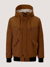 Bomberjacke mit gefütterter Kapuze - Männer - equestrian brown Bomberjacke mit gefütterter Kapuze - Männer - equestrian brown - 7 - TOM TAILOR Denim