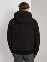 Bomberjacke mit gefütterter Kapuze - Männer - Black Bomberjacke mit gefütterter Kapuze - Männer - Black - 2 - TOM TAILOR Denim