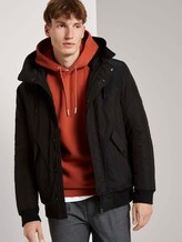 Bomberjacke mit gefütterter Kapuze - Männer - Black Bomberjacke mit gefütterter Kapuze - Männer - Black - 5 - TOM TAILOR Denim