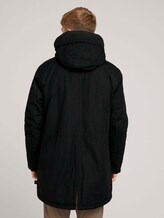 Wasserabweisender Parka mit Fütterung - Männer - Black Wasserabweisender Parka mit Fütterung - Männer - Black - 2 - TOM TAILOR Denim