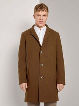 Moderner Mantel aus Wollgemisch - Männer - equestrian brown Moderner Mantel aus Wollgemisch - Männer - equestrian brown - 1 - TOM TAILOR Denim