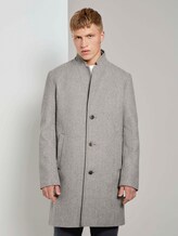 Moderne jas van wolmix - Mannen - grey herringbone Moderne jas van wolmix - Mannen - grey herringbone - 1 - TOM TAILOR Denim