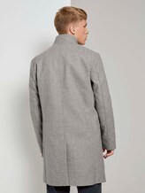 Moderne jas van wolmix - Mannen - grey herringbone Moderne jas van wolmix - Mannen - grey herringbone - 2 - TOM TAILOR Denim