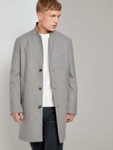 Moderne jas van wolmix - Mannen - grey herringbone Moderne jas van wolmix - Mannen - grey herringbone - 5 - TOM TAILOR Denim