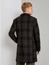 Moderner Mantel aus Wollgemisch - Männer - dark grey black check Moderner Mantel aus Wollgemisch - Männer - dark grey black check - 2 - TOM TAILOR Denim