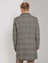Moderner Mantel aus Wollgemisch - Männer - beige rust check Moderner Mantel aus Wollgemisch - Männer - beige rust check - 2 - TOM TAILOR Denim