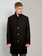Moderner Mantel aus Wollgemisch - Männer - Black Moderner Mantel aus Wollgemisch - Männer - Black - 1 - TOM TAILOR Denim