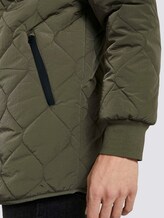 lightweight quilted jacket with a hood - Men - Olive Night Green lightweight quilted jacket with a hood - Men - Olive Night Green - 10 - TOM TAILOR Denim