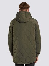 lightweight quilted jacket with a hood - Men - Olive Night Green lightweight quilted jacket with a hood - Men - Olive Night Green - 2 - TOM TAILOR Denim