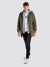 lightweight quilted jacket with a hood - Men - Olive Night Green lightweight quilted jacket with a hood - Men - Olive Night Green - 3 - TOM TAILOR Denim